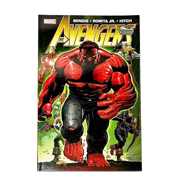 Avengers 1 & 2 TPB Newstand  Bendis Romita Jr Hitch Marvel New Unread *Read* - Picture 5 of 9